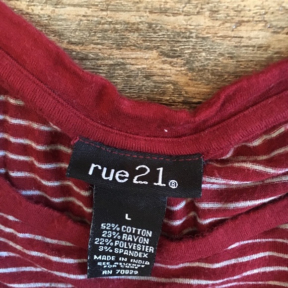 Rue 21 striped top - Picture 2 of 2